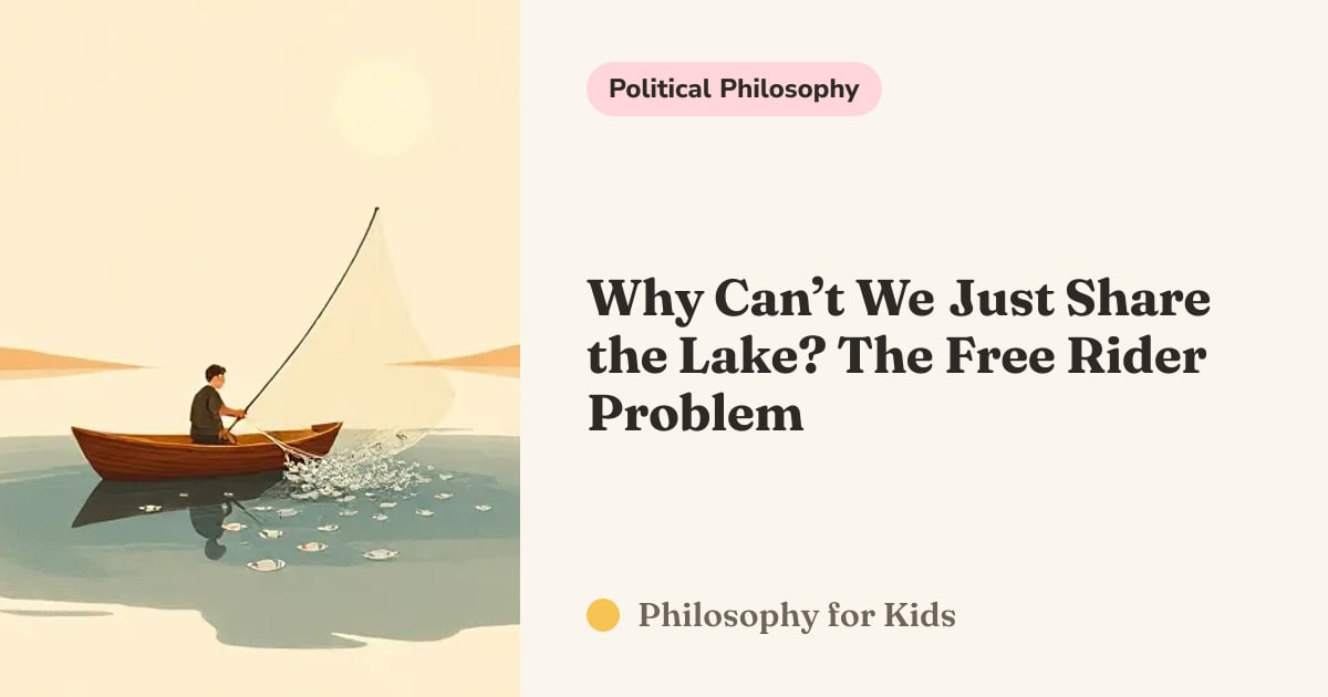 Why Can’t We Just Share the Lake? The Free Rider Problem — Philosophy ...