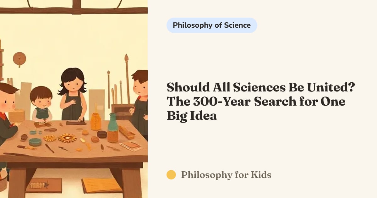 Should All Sciences Be United? The 300-Year Search for One Big Idea ...